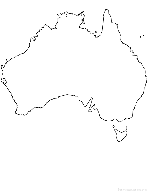 to step 7 by draw continents how step the States Australia: and  ZoomSchool.com  Territories