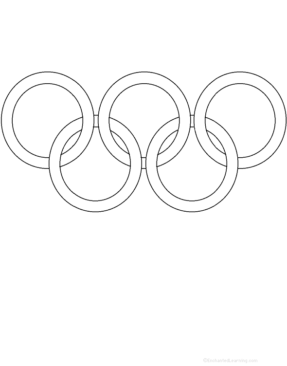 olympic rings coloring pages