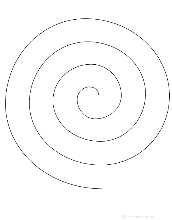 Printable Spiral Template