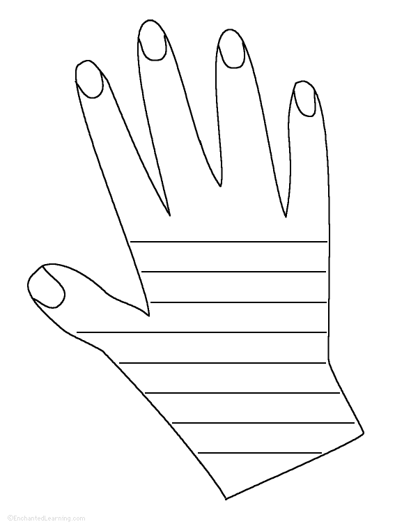 Search result: 'Hand: Shape Poem - Printable Worksheet'