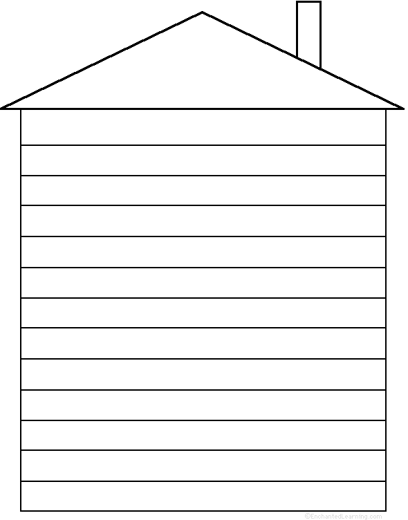 Search result: 'House: Shape Poem - Printable Worksheet'