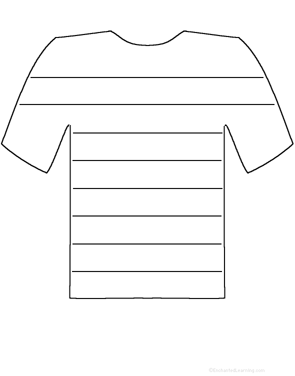 Search result: 'T-Shirt: Shape Poem - Printable Worksheet'