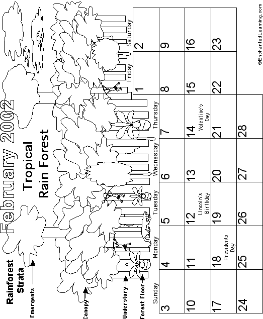 Search result: 'February Calendar 2002 Biomes'