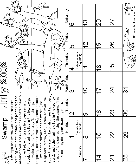 Search result: 'July Calendar 2002 Biomes'