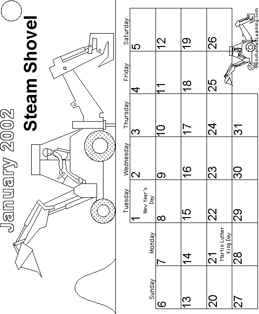 Search result: 'January Calendar 2002 -Wheeled Vehicles'