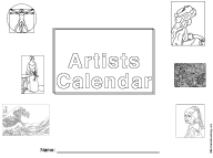 artists calendar