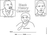 African-American history calendar