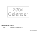 January Calendar 2005 Draw Your Own: EnchantedLearning com