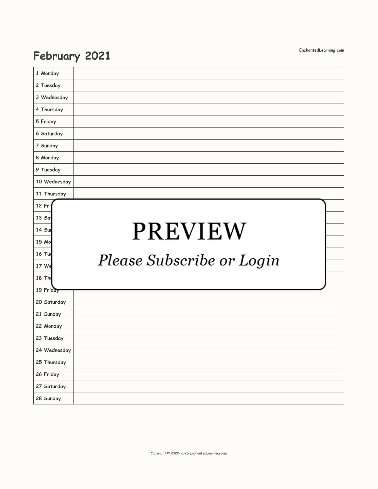 2020-2021 School-Year Scheduling Calendar interactive printout page 8