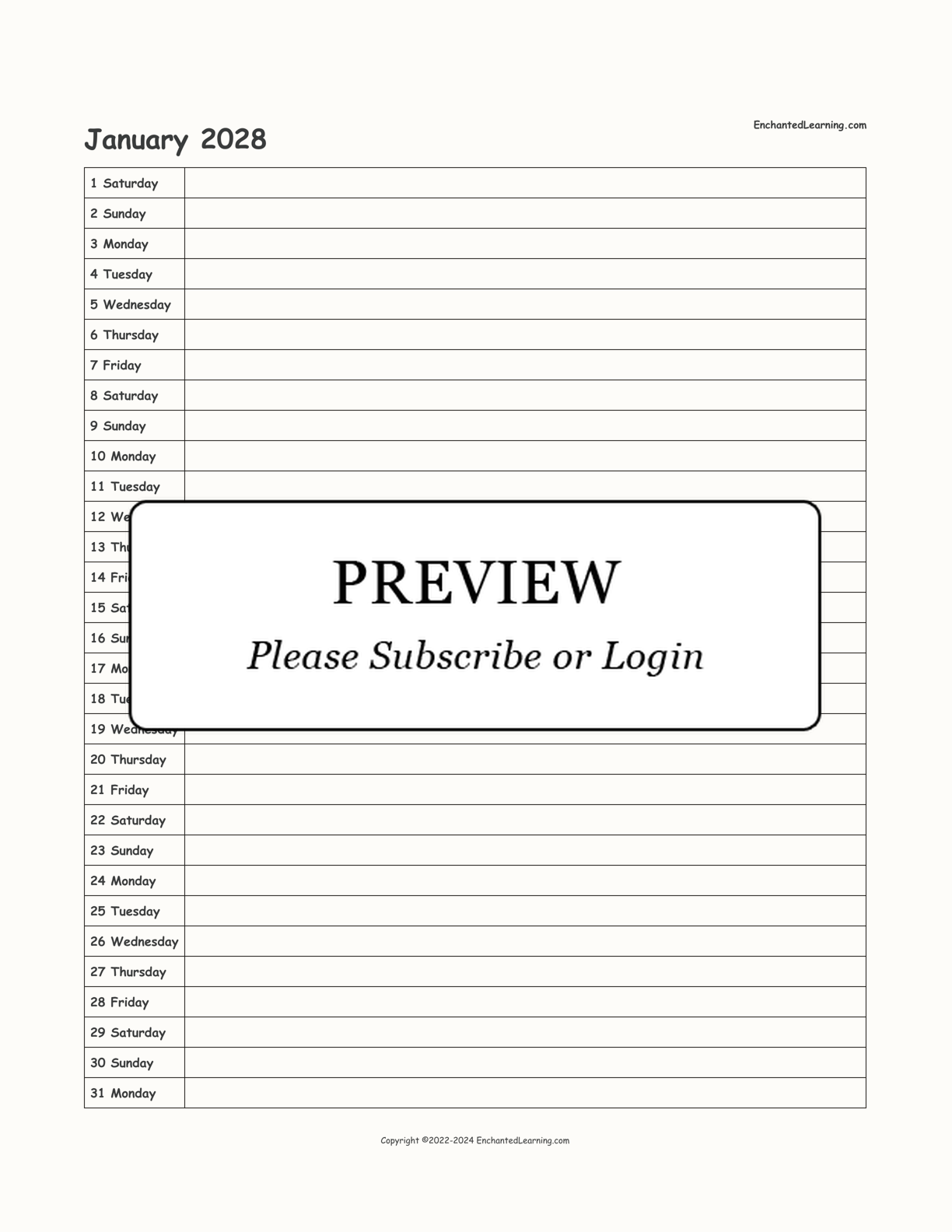 2027-2028 School-Year Scheduling Calendar interactive printout page 7