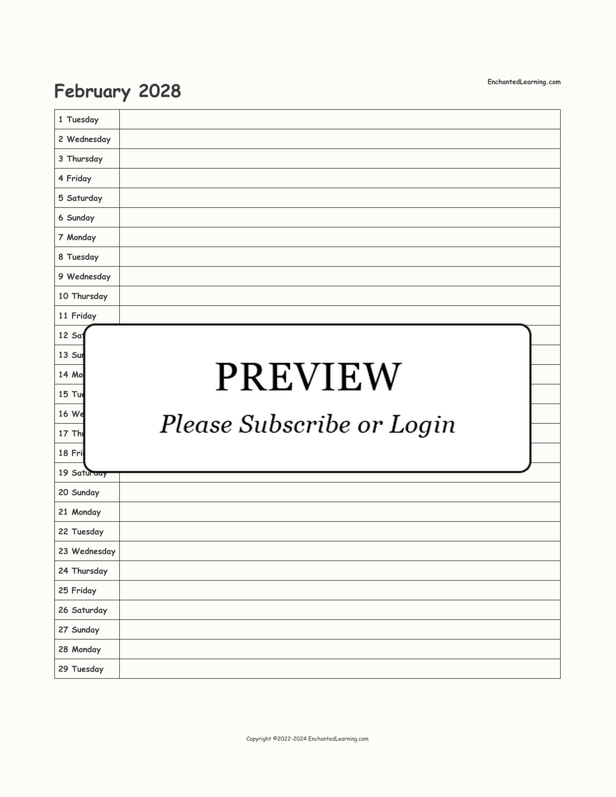 2027-2028 School-Year Scheduling Calendar interactive printout page 8
