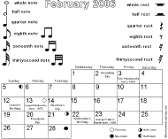 February Calendar 2006: EnchantedLearning com