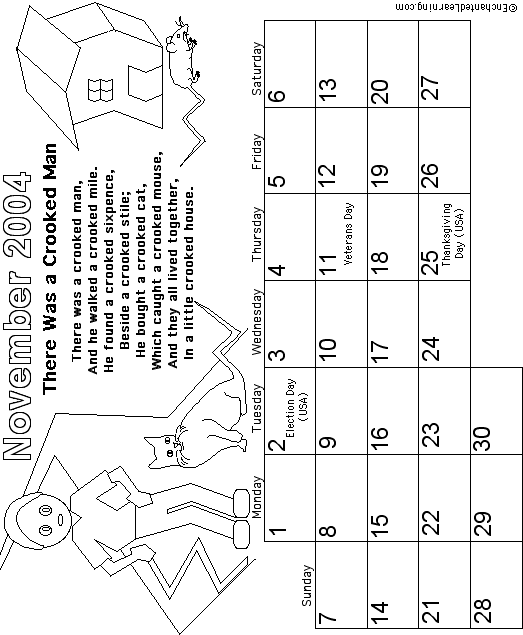 november-calendar-2004-enchantedlearning