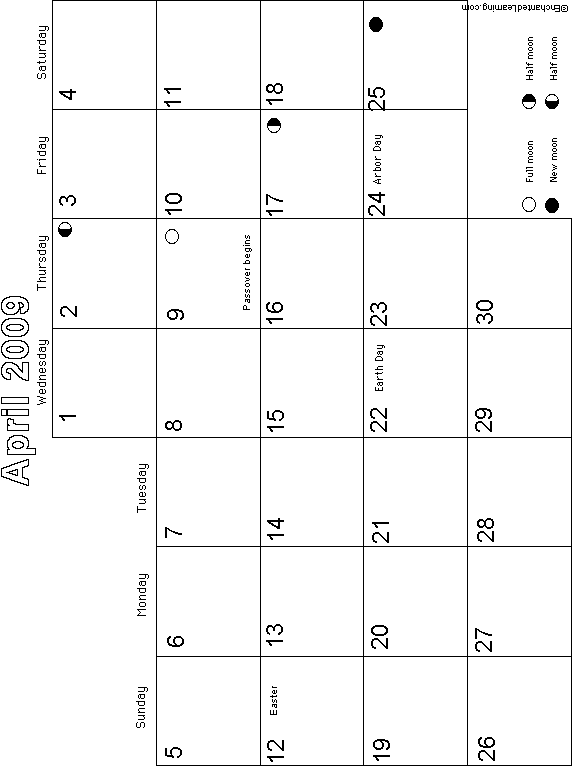 Search result: 'April Teacher's Planning Calendar 2008-2009 Printable'