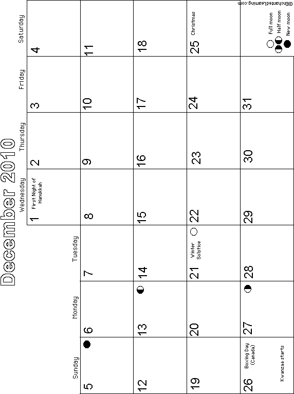 Search result: 'December Teacher's Planning Calendar 2010-2011/ Printable'