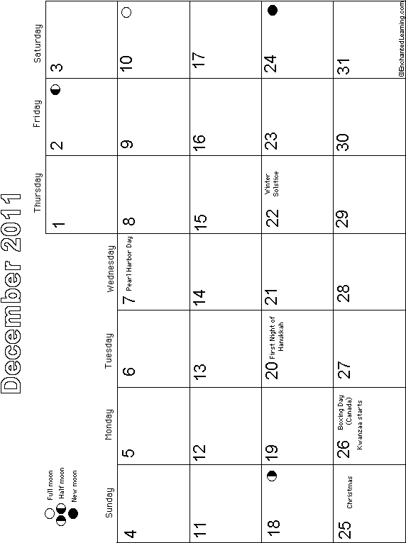 Search result: 'December Teacher's Planning Calendar 2011-2012/ Printable'