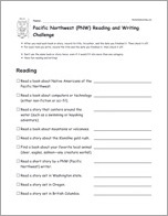 Search result: 'Enchanted Learning --- Pacific Northwest (PNW) Reading and Writing Challenge'