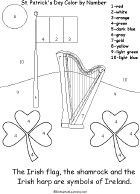 Flag, Shamrock, Harp