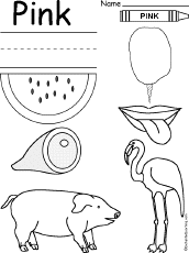 Color Worksheets at EnchantedLearning.com