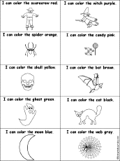 I Can Color Printables at EnchantedLearning.com