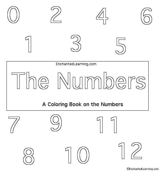 Search result: 'Numbers Coloring Book:  Cover'