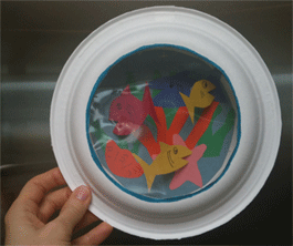 Aquarium Paper Plate Diorama Craft - EnchantedLearning.com