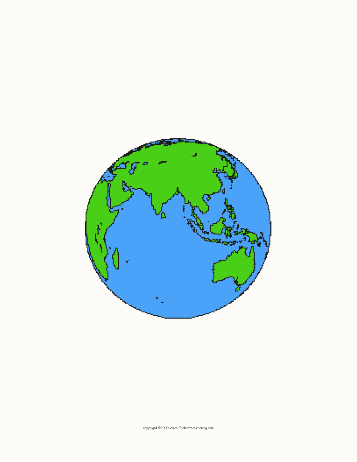 CREATE A DRAWING OF EARTH IN GREEN COLOUR✨️ - Brainly.in