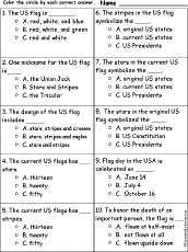 Search result: 'The US Flag - Multiple Choice Comprehension Quiz'