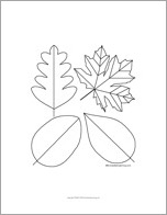 Search result: 'Leaf Template Printout'