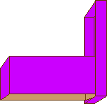 Forming the base of the cardboard float.