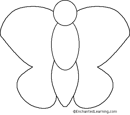 Butterfly template