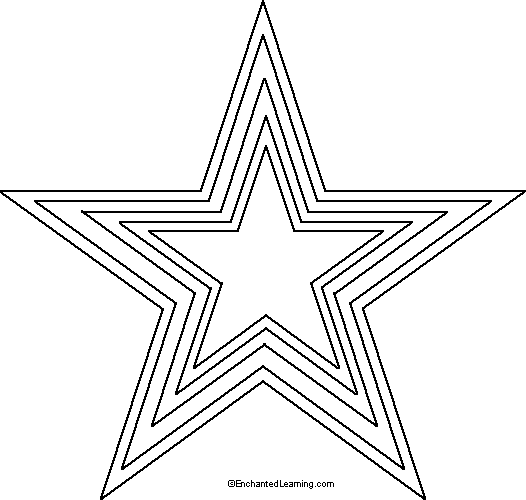 christmas star template