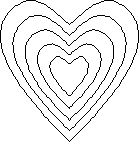 A heart template