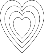 A heart template
