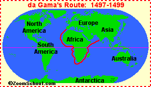 da Gama map