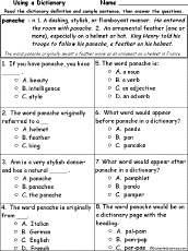 Search result: 'Panache Definition - Multiple choice comprehension quiz'