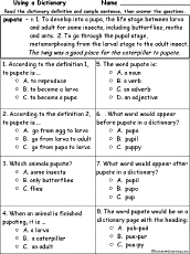 Butterfly Quizzes at EnchantedLearning.com