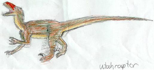 Utahraptor wo feathers