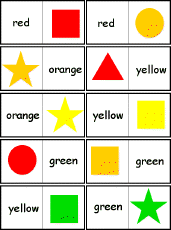 spelling worksheets colors at enchantedlearningcom