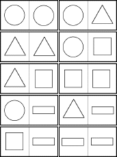 Search result: 'Shape Dominoes, A Printable Game: Cards #1'