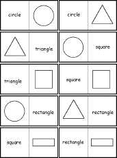 spelling worksheets shapes at enchantedlearning com