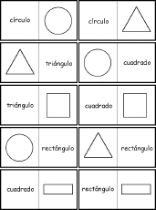 Search result: 'Spanish Shape Dominoes, A Printable Game: Cards #1'