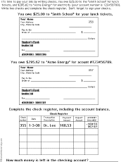 Writing Checks