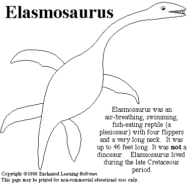 Search result: 'Elasmosaurus Print-out'