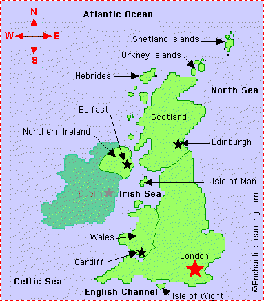 england world map location