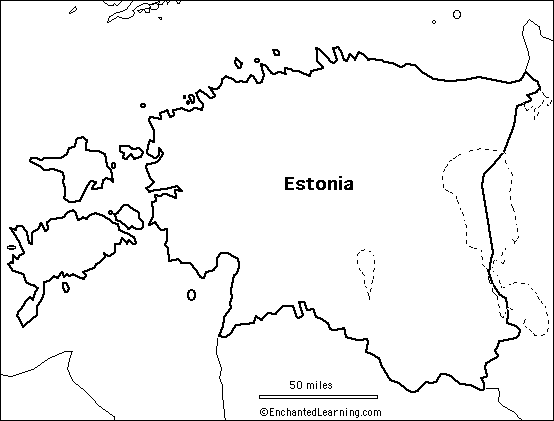 Search result: 'Outline Map Research Activity #1 - Estonia'