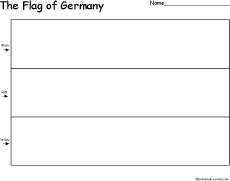 Flag of Germany Printout EnchantedLearningcom