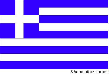 Flag of Greece - EnchantedLearning.com