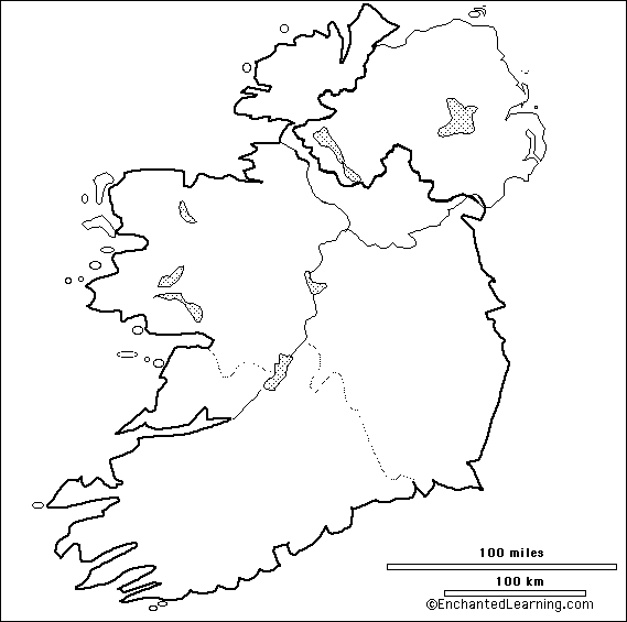 Search result: 'Outline Map Research Activity #2 - the Republic of Ireland'