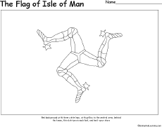 Search result: 'Flag of Isle of Man Printout'